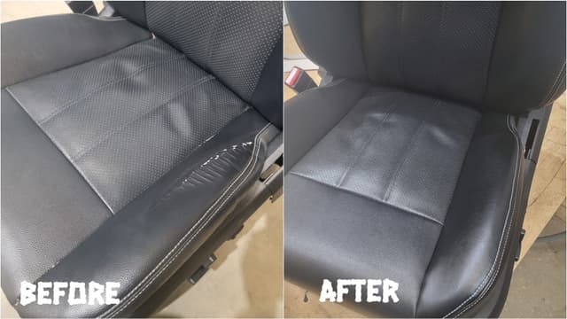 Automotive upholstery repair by SouthPaw Upholstery