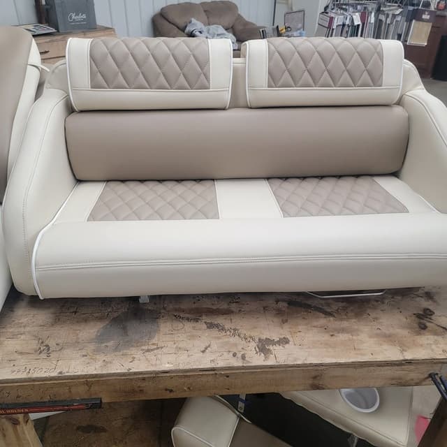 Marine upholstery repair by SouthPaw Upholstery