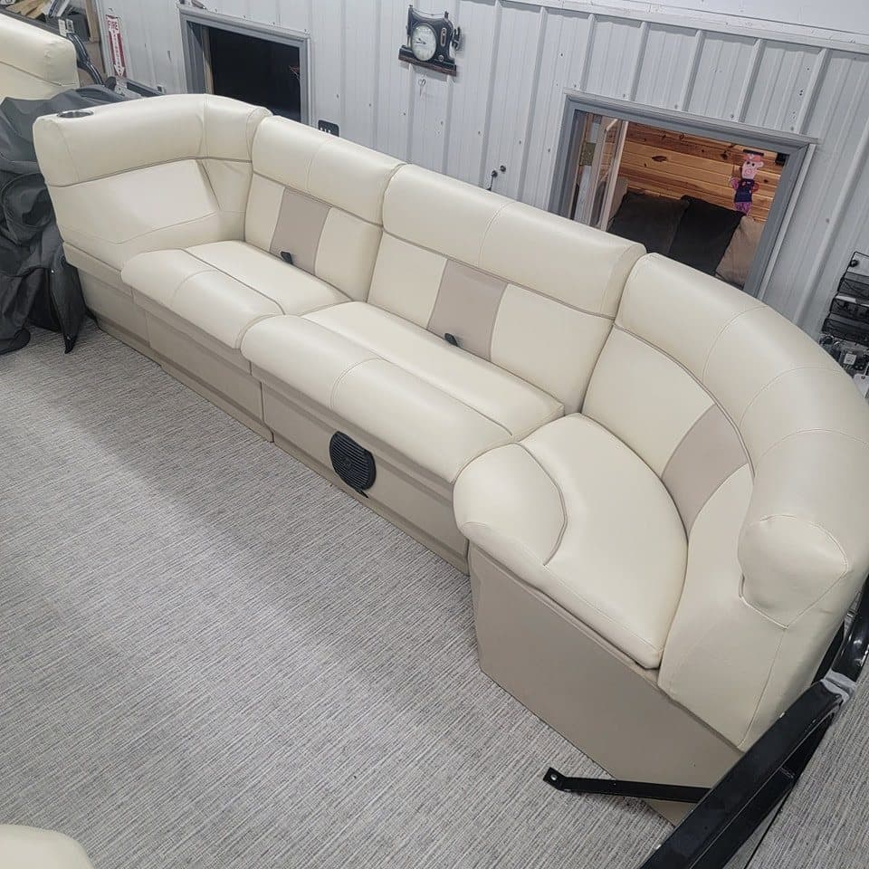 Marine upholstery repair by SouthPaw Upholstery