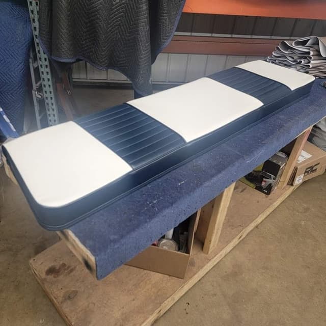 Marine upholstery repair by SouthPaw Upholstery