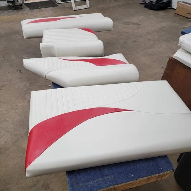 Marine upholstery repair by SouthPaw Upholstery