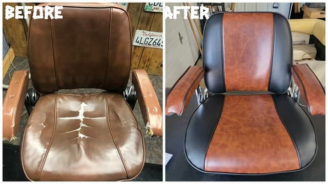 Commercial upholstery project by SouthPaw Upholstery