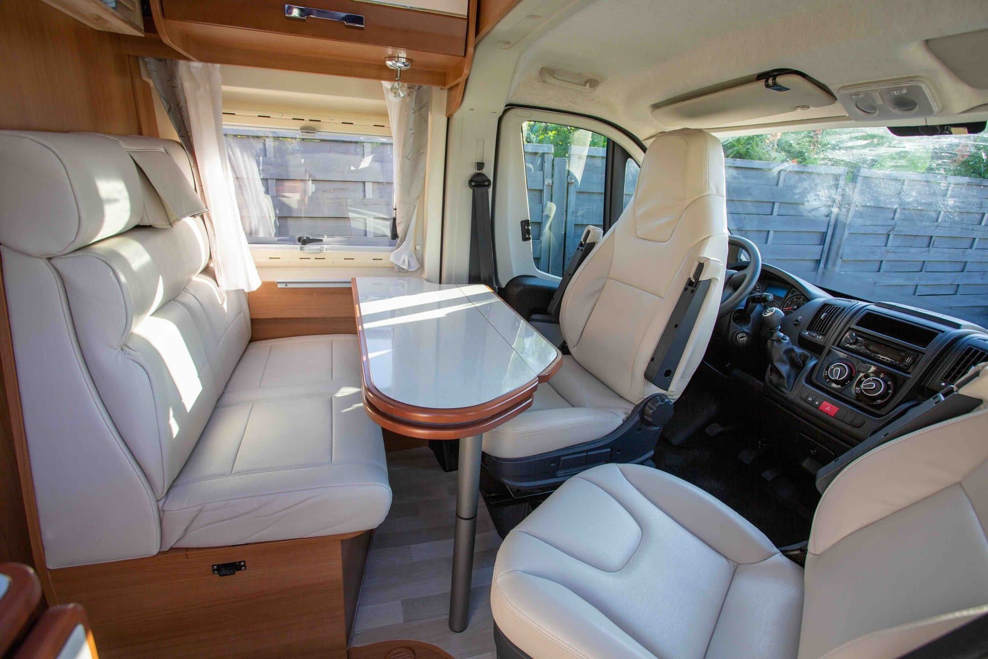 RV interior upholstery