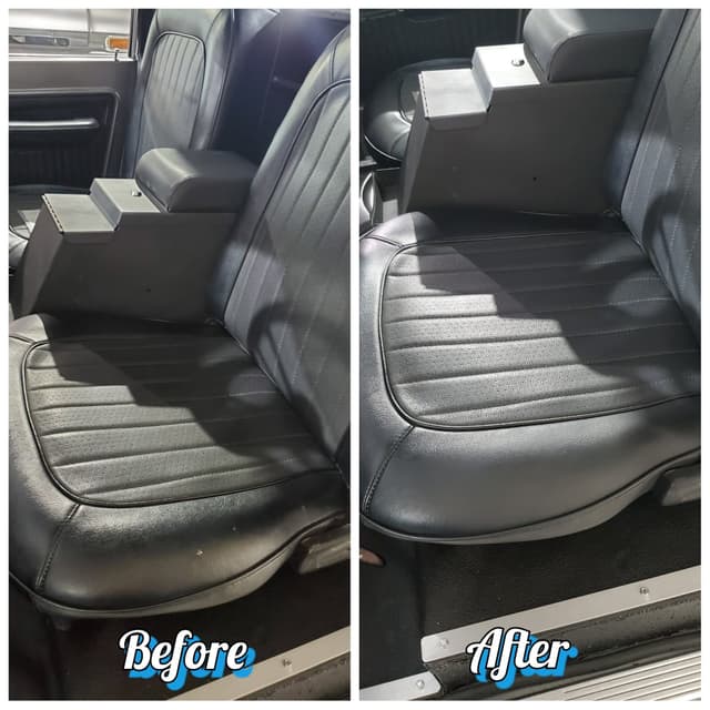 Truck seat vinyl repair